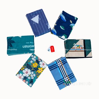 Vỏ gối nằm 50x70 cm có lót trần bông và khóa kéo, áo gối nằm cotton dày mềm