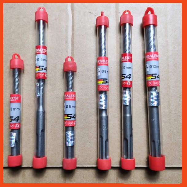 Mũi khoan bê tông 4 me 6-12mm, hàng cao cấp ARBALEST, dùng cho máy khoan bê tông phổ thông
