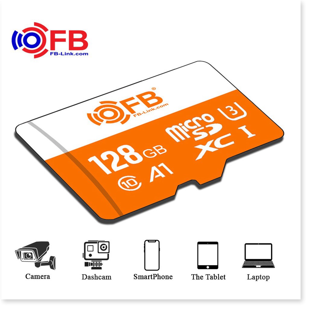 THẺ NHỚ 128G FB-LINK DUNG LƯỢNG CỰC LỚN LƯU TRỮ NHANH, THẺ NHỚ MICRO SD TỐC ĐỘ CAO, THẺ NHỚ CAO CẤP MẪU MỚI BÁN CHẠY  gi