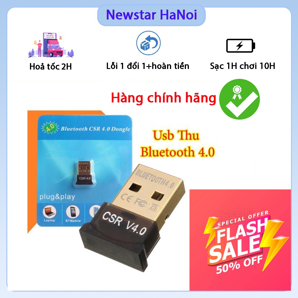 Usb Bluetooth, Usb Thu Bluetooth 4.0 Không Dây ChoTay Cầm PS4, Pc Win 10 8 7 Chơi Game Không Dây Với Tay Cầm PS4