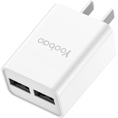 Cốc sạc 2 cổng USB 2.1A dùng cho điện thoại, máy tính bảng, sạc dự phòng... YOOBAO 722S