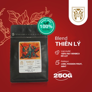 Gióng Thiên Lý - 100% Arabica CLC rang Light vị chanh , chanh dây và bạc hà