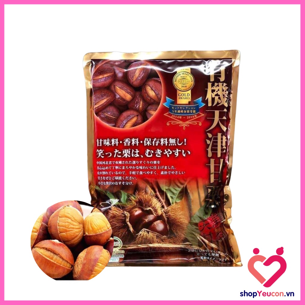 Hạt dẻ hấp Nhật Bản hạt dẻ tách vỏ tốt gói 260gr date 6/1/2023