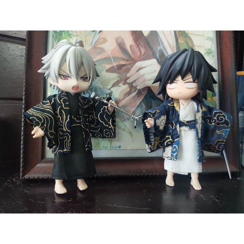 Trang phục handmade Hakama và yukata nam cho búp bê obitsu 11, ob11, nendoll, ddf, ymy