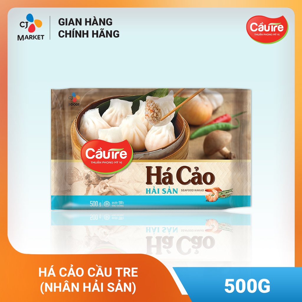 [Tặng Dimsum cho đơn từ 129k] Bánh Há cảo Cầu Tre - Há cảo Tôm Hải sản 500g