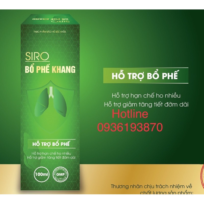 VIÊN UỐNG BỔ PHẾ KHANG  [CHÍNH HÃNG] ❤️ BỔ PHẾ KHANG GIÚP GIẢM HO ĐAU RÁT HỌNG