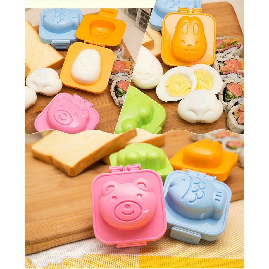 KHUÔN ÉP CƠM, BÁNH BENTO TẠO HÌNH CHO BÉ ĂN DẶM