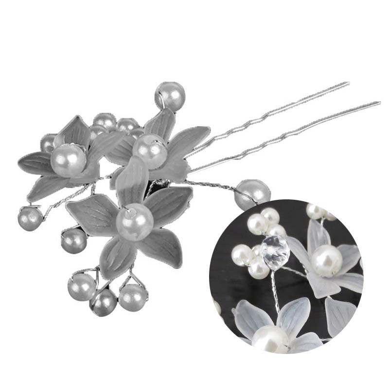 Hair Ornament Formal U Pin 3 Pieces Baby Flower Girl