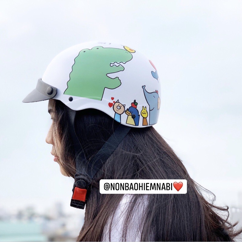 Mũ bảo hiểm dễ thương ❤️❤️  - Hàng chuẩn loại 1 công ty sx - Sắc nét từng chi tiết