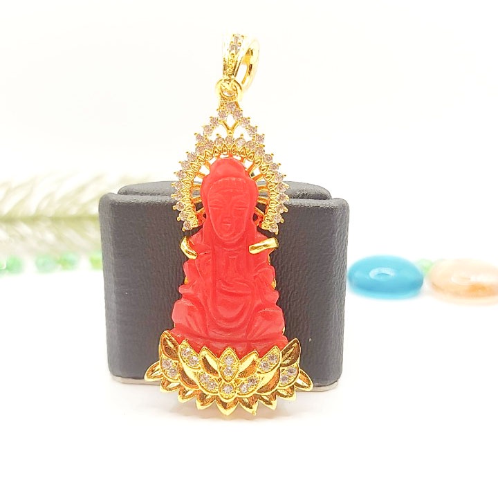 Mặt Dây Chuyền Phật Bà Quan Âm 052RDX1.150522 - Bền Màu - Bao đổi trả trong 07 ngày