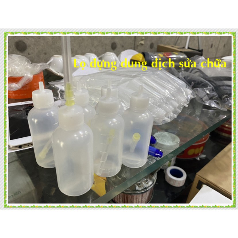 Lọ nhựa đựng dung dịch Sửa chữa