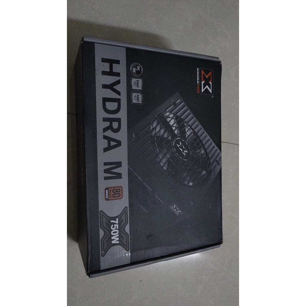 Nguồn máy tính - PSU PC Xigmatek HYDRA M 750 EN44221 - 750w - 80Plus BRONZE - FULL MODULAR  - Full Box - BH 8/2022