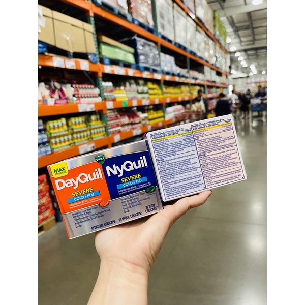 Đủ Bill Mỹ + Air _Viên Uống Vicks DayQuil &amp; Severe