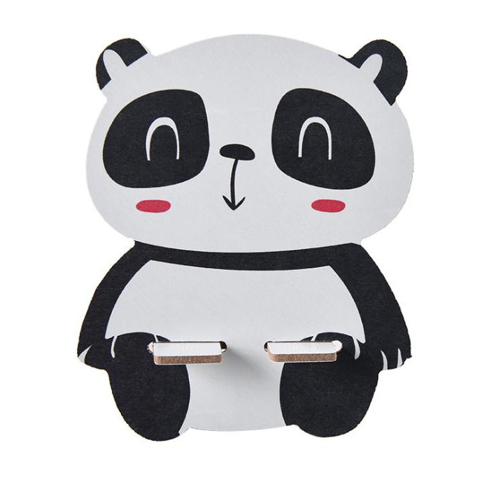 Giá Đỡ Điện Thoại - Ipad Hình Thú Mẫu Chú Cho Hồng - Gấu Panda - Siêu Xinh