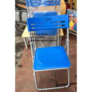 Ghế gấp -Ghế Hòa Phát  G30s Màu xanh