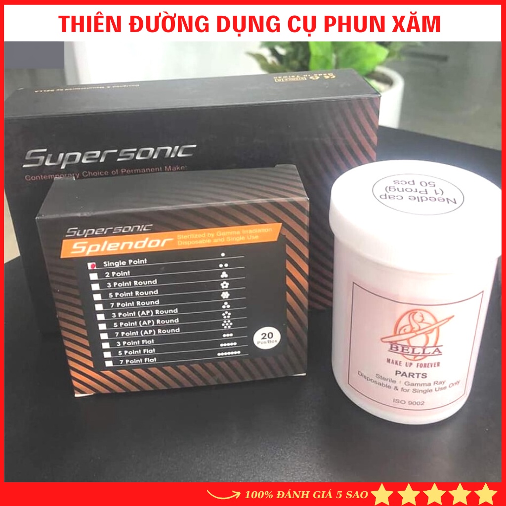 Kim Ngòi Máy Super Sonic Phun Xăm DCPX-NTA làm bằng hợp kim chất lượng cao, an toàn cho sức khỏe