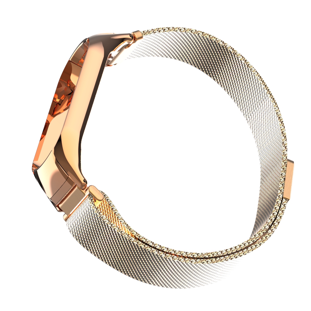 Dây Đeo Bằng Thép Không Gỉ Cho Đồng Hồ Thông Minh Xiaomi Mi Band 5 Miband 5 6