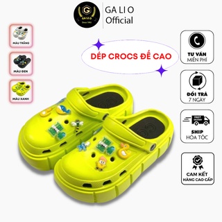 Dép cross đế cao, dép sục độn đế 6cm hot hit 2022 tặng kèm 10 sticker shop mammoth