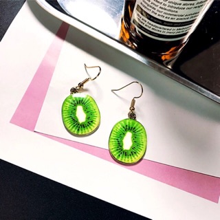 Bông tai trái cây kiwi xinh xinh