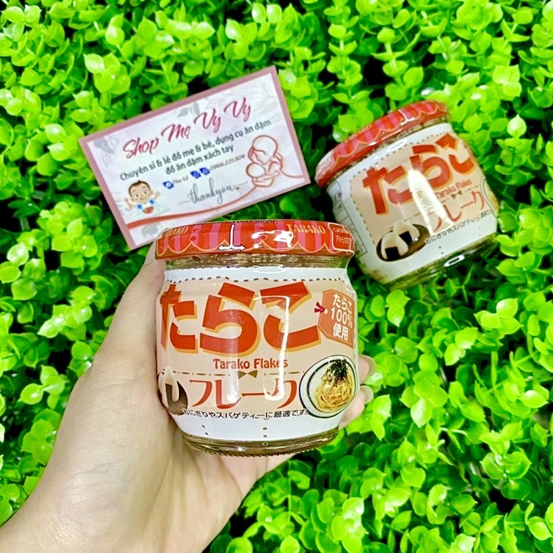 Ruốc trứng cá tuyết Tarako Flakes Nhật Bản hũ 50g [ Date 2023 ]