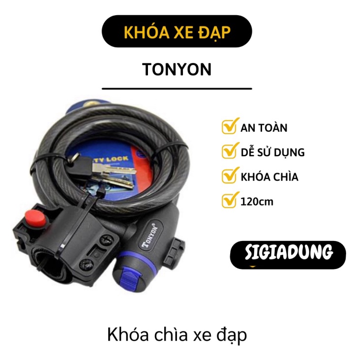 GIÁ SỈ Khóa chìa xe đạp Tonyon đảm bảo an toàn cho chiếc xe của bạn 2584