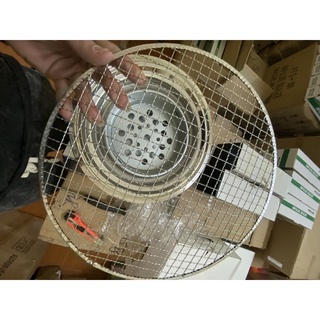 BẾP NƯỚNG THAN HOA TRÒN INOX