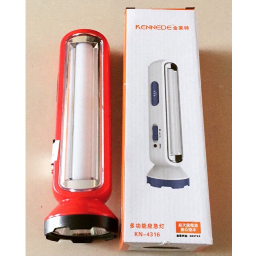 Đèn tích điện để bàn siêu sáng KEYANG 4316 - Đèn pin 2 in 1 - Bảo hành 1 đổi 1 toàn quốc
