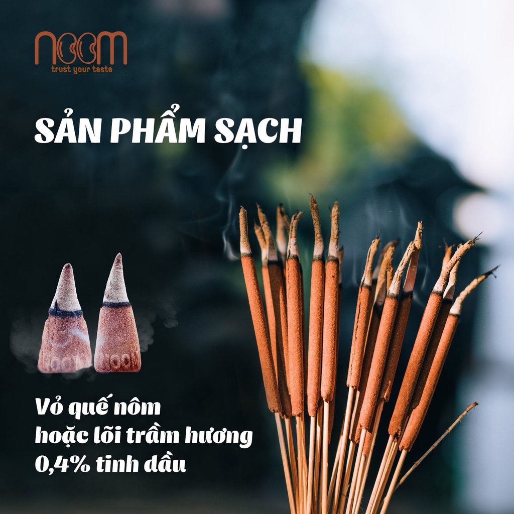 Nụ nhang Quế Thông sạch tự nhiên hương thảo mộc Noom 90g