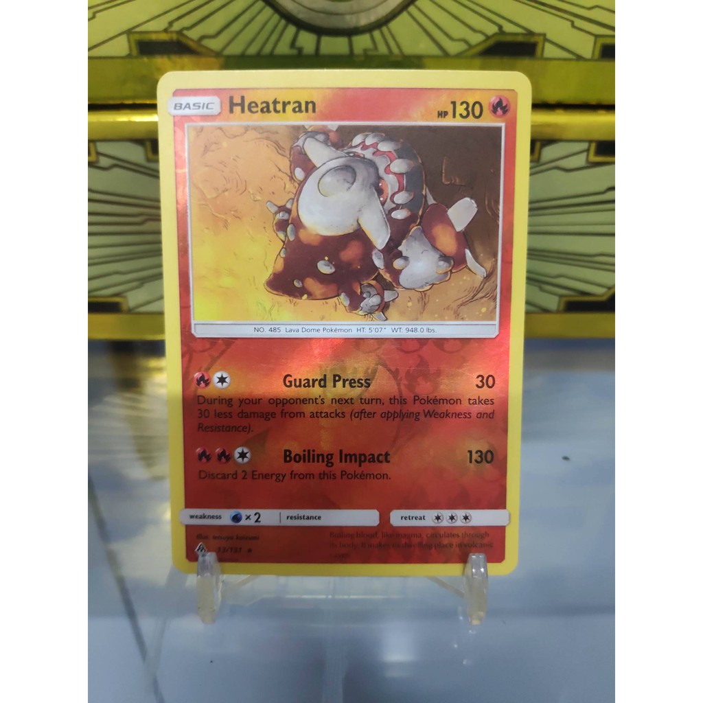 [ Dưa Hấu Yugioh ] Lá bài thẻ bài Pokemon Heatran