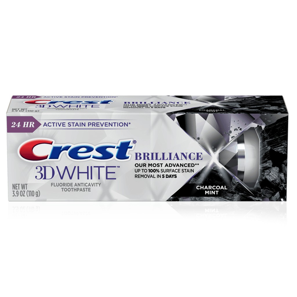 [MẪU MỚI] Kem đánh răng Crest 3D White Brilliance làm trắng răng 110g