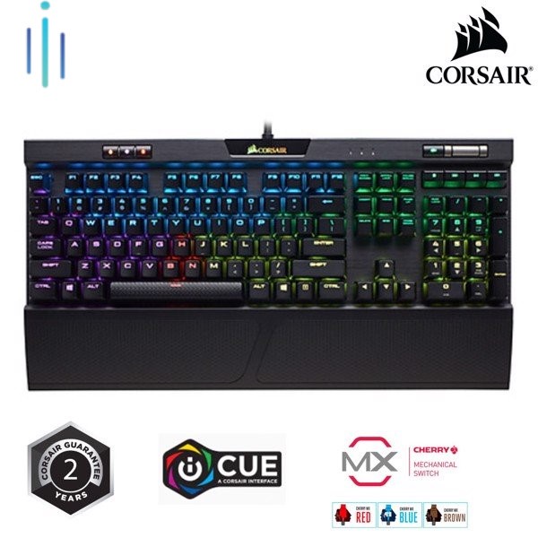 Bàn phím cơ CORSAIR K70 MK.2 RGB Mx red CH-9109010-NA