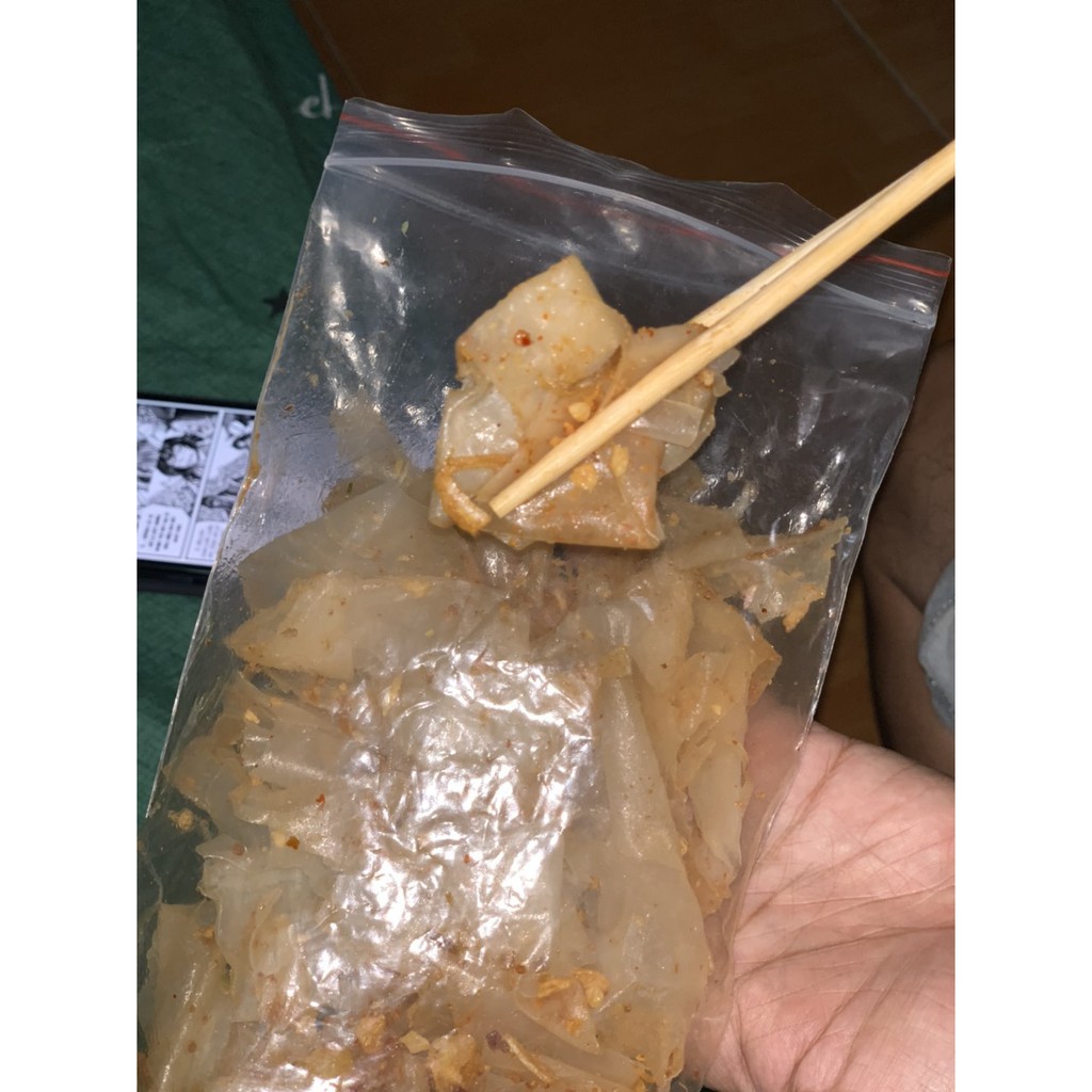 (Túi zip150GR) Bánh tráng sate ớt full topping siêu cayyy!!