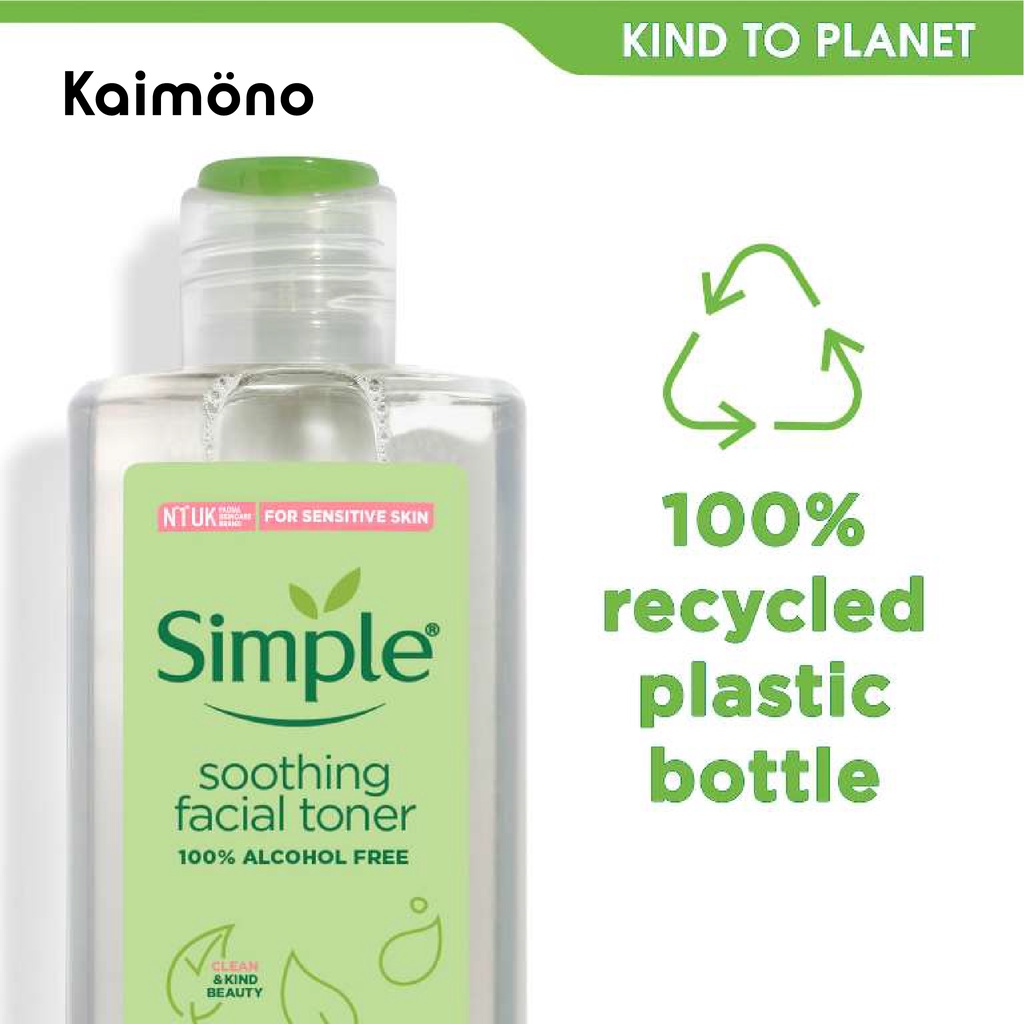 Nước Hoa Hồng Soothing Facial Toner Simple cân bằng ẩm cho da 200ml | BigBuy360 - bigbuy360.vn