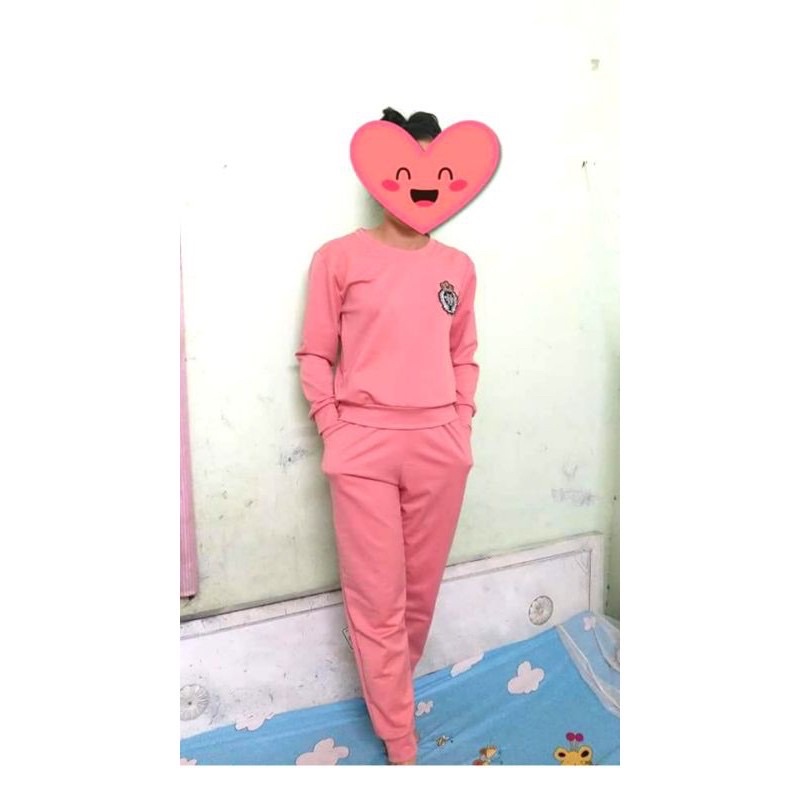 1 mét vải cotton da cá hồng nhạt  may được đồ bộ thu đông cho bé và người lớn