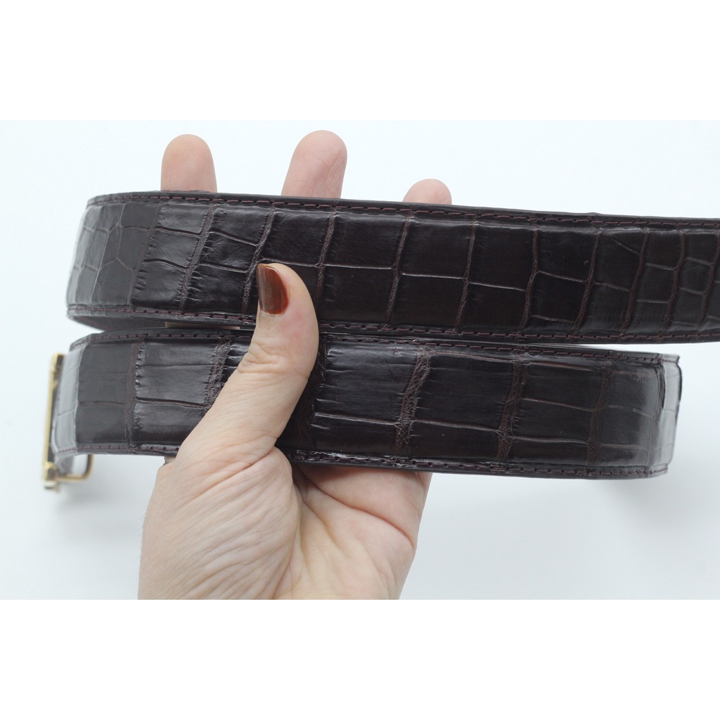 Dây lưng dây nịt da cá sấu, Thắt lưng Nam da cá sấu thật Cao Cấp Kèm Mặt Khóa Xịn Sang Trọng, Sản Phẩm BH 12 Tháng