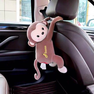 Hộp đựng khăn giấy hình khỉ pippi phong cách bắc âu dễ thương sáng tạo