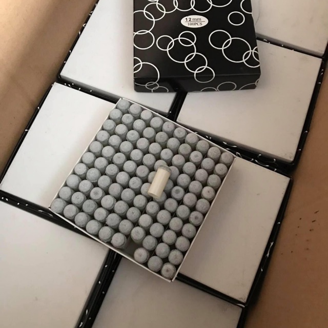 Com bo 50 đầu tẩy chụp gậy Bi -a