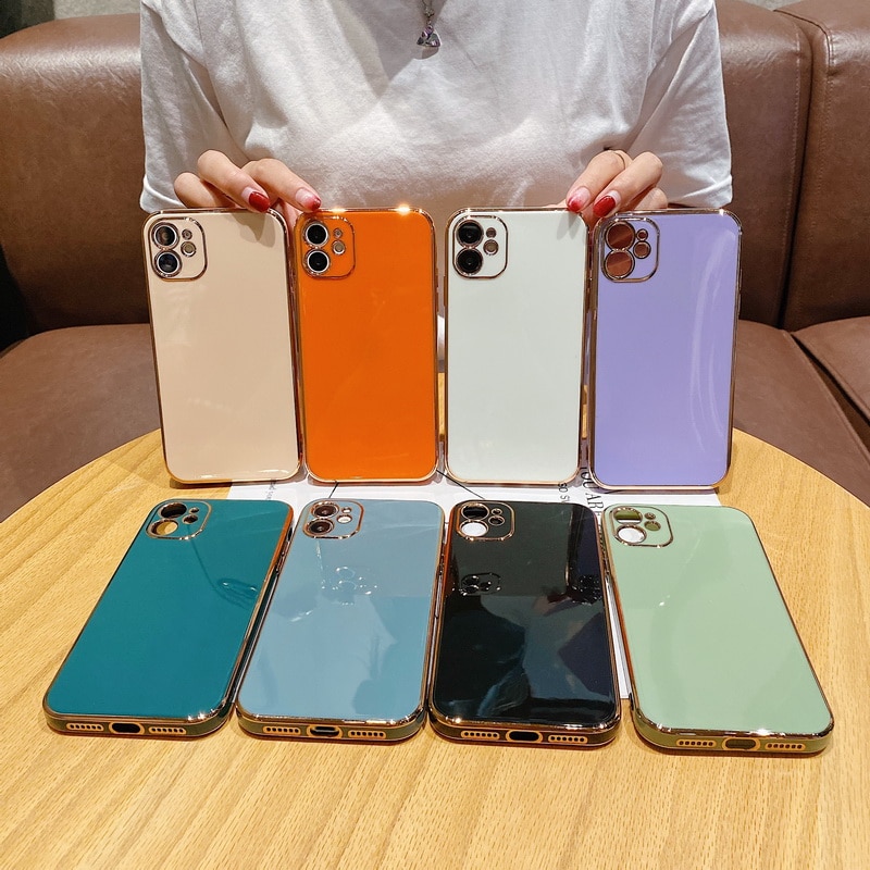 Ốp Điện Thoại Nhựa Dẻo Viền Bóng Cho iPhone 6 6S Plus 7/8 7Plus/8Plus XS Max 11 Pro Max Thiết Kế Giống iPhone 12 | BigBuy360 - bigbuy360.vn