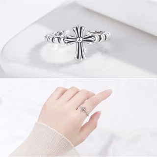 NHẪN CHROME HEART THỜI TRANG NAM NỮ UNISEX PHONG CÁCH RETRO VINTAGE HOT TREND HÀN QUỐC, ÂU MỸ #312 - 1CARA