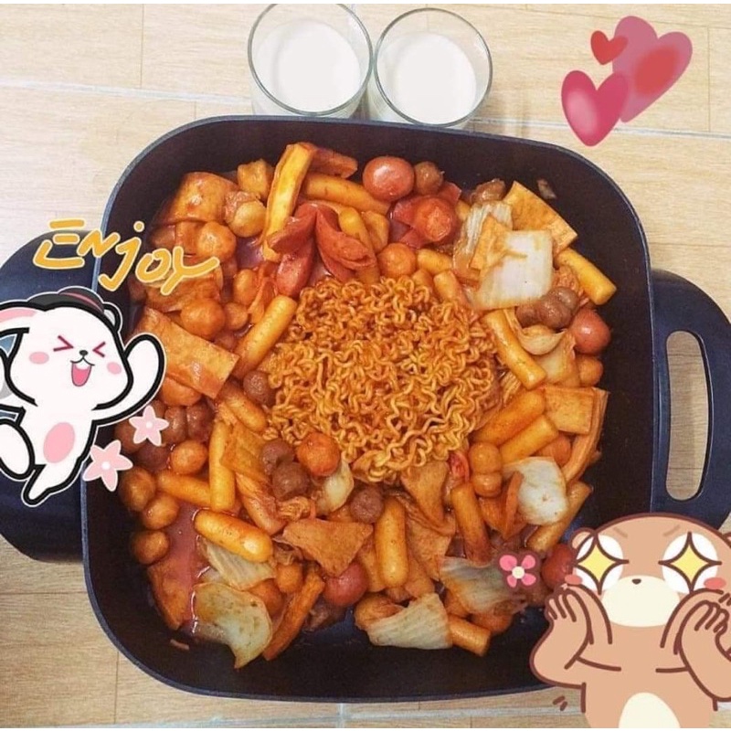 Lẩu Tokbokki Tự làm