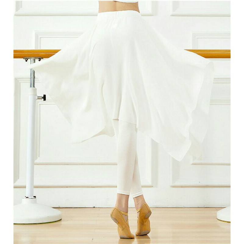 Quần legging liền tà váy dài múa cổ trang Q01 (sẵn màu đen) | BigBuy360 - bigbuy360.vn