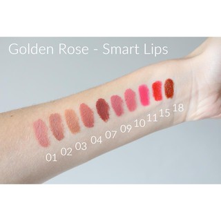 Son lì bút vặn Golden rose smart lips