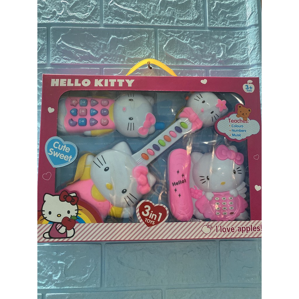 Bộ Đàn Hello Kitty 3 trong 1 Dành Cho Bé