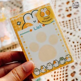 Tệp giấy nhớ Bunny Memo Note