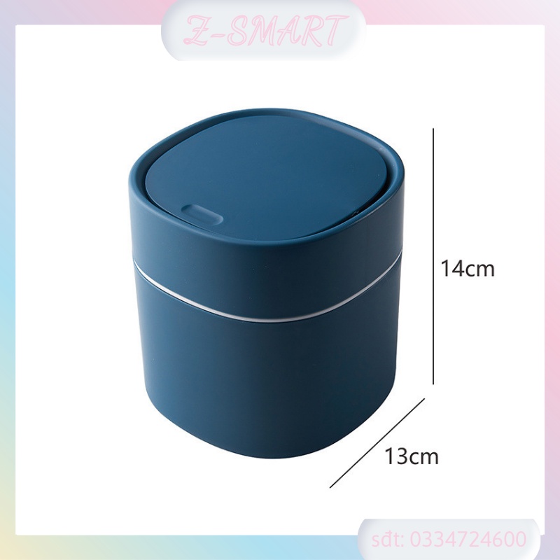 Thùng Rác Mini Để Bàn TIện Lợi - Sọt Rác Bằng Nhựa Cao Cấp