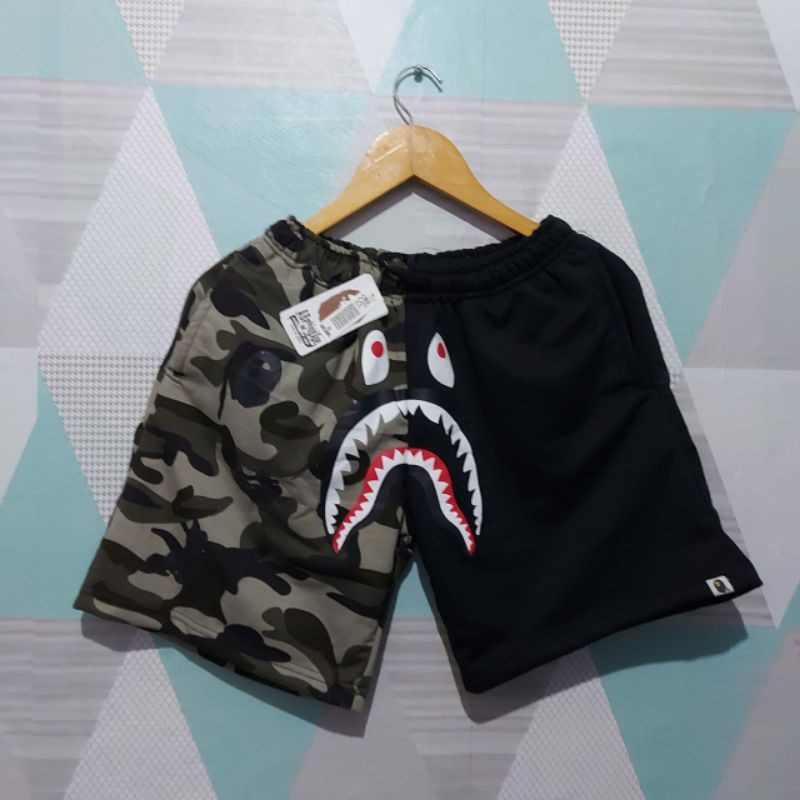 Bape Quần Short Thời Trang Phong Cách Năng Động