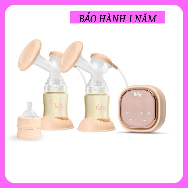 Máy hút sữa điện đôi fatz baby, máy vắt sữa fatz baby resonance có mát xa, kích sữa [tặng kèm áo hút sữa]