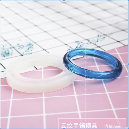 Khuôn Silicone Làm Vòng Tay Resin Tròn Trường Thịnh Sài Gòn