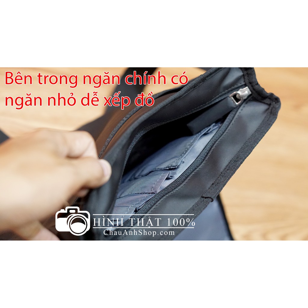 Túi đeo chéo đựng ipad TNF vải tabaulin có thể đi mưa