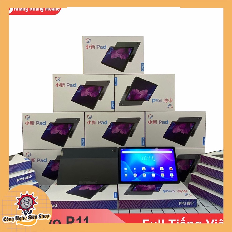 Máy tính bảng Lenovo Xiaoxin Pad P11 (J606F)Màn hình 11in 2K pin 7500 chip Snapdragon 662 Sạc nhanh 20W